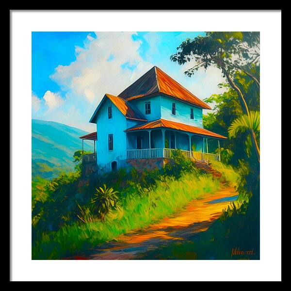Tropic Serenity: A Hillside Perspective (18 Pieces of Art)